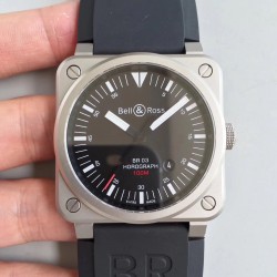 BR 03-92 Horolum Limited Edition BRF SS Black Dial M9015