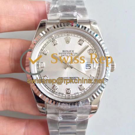 Replica Rolex Datejust II 126334 41MM N Stainless Steel Silver Dial Swiss 3235