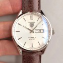 Replica Tag Heuer Carrera Calibre 5 Day-Date 41MM WAR201B.FC6291 HBB V6 Stainless Steel White Dial Swiss Calibre 5