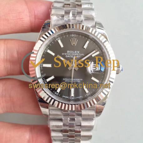 Replica Rolex Datejust II 126334 41MM EW Stainless Steel Anthracite Dial Swiss 3235
