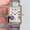 Replica Cartier Tank Solo XL Automatic W5200028 ZF  Stainless Steel White Dial M9015