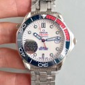 Replica Omega Seamaster Diver 300M Co-Axial 41MM Commander 007 212.32.41.20.04.001 UR Stainless Steel White Dial Swiss 2507