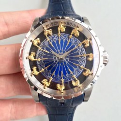 Excalibur Knights Of The Round Table II RDDBEX0495 Noob Factory SS Blue Dial M6T15