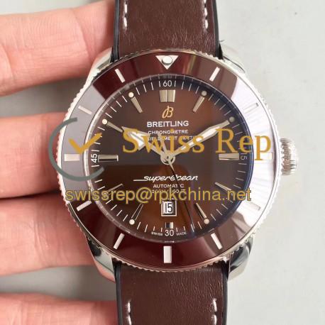 Replica Breitling Superocean Heritage II 42M AB201033/Q617/294S/A20D.2 GF Stainless Steel Chocolate Dial Swiss 2824-2