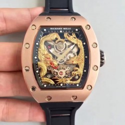 RM57-01 Jackie Chan Rose Gold Yellow Gold Dial M9015