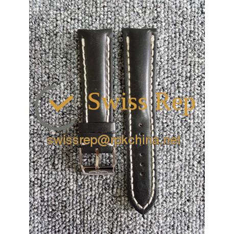 Replica Breitling Superocean Chronograph Steelfish Black Leather Strap