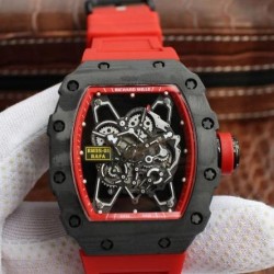 RM035-01 Rafa Forged Carbon Red Dial M9015