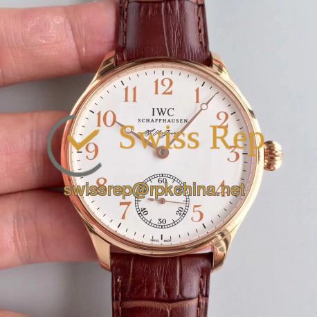 Replica IWC Portugieser F.A Jones Limited Edition IW544201 GS Rose Gold White Dial Swiss 98290