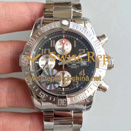 Replica Breitling Avenger II Automatic Chronograph A1338111/F564SS GF Stainless Steel Brown Dial Swiss 7750