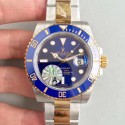 Replica Rolex Submariner Date 116613LB JF Yellow Gold & Stainless Steel Blue Dial Swiss 3135