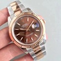 Replica Rolex Datejust II 116333 41MM EW Stainless Steel & Rose Gold Chocolate Dial Swiss 3136
