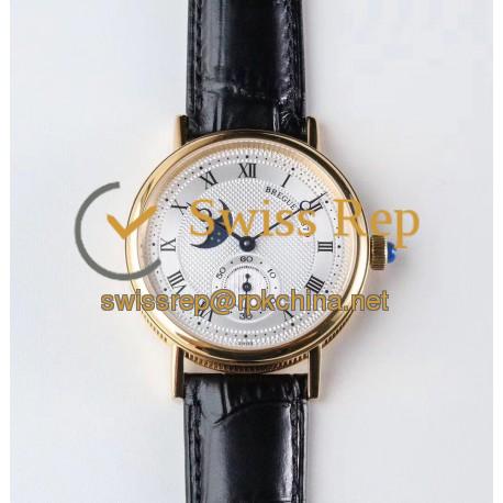 Replica Breguet Classique Moonphase 4396 GXG Yellow Gold Silver Dial Swiss 5165R