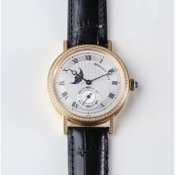 Classique Moonphase 4396 GXGF Yellow Gold & Diamond Silver Dial 5165R