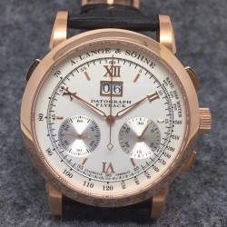 Datograph Flyback BMF Rose Gold White Dial Lemania