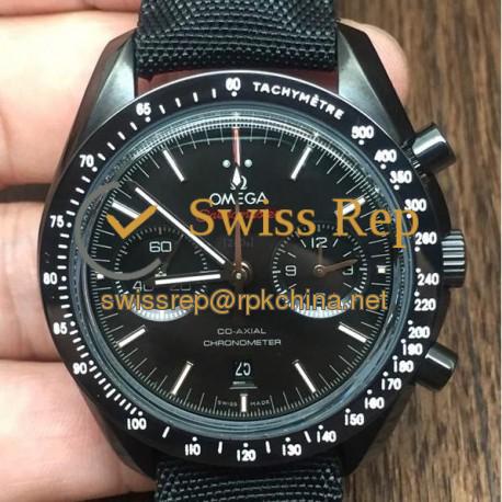 Replica Omega Speedmaster Professional Chronograph PVD Black Dial Swiss 9300