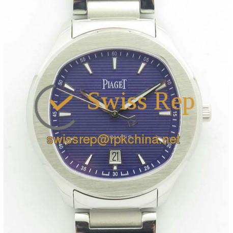 Replica Piaget Polo G0A41002 3A Stainless Steel Blue Dial Swiss 1110P