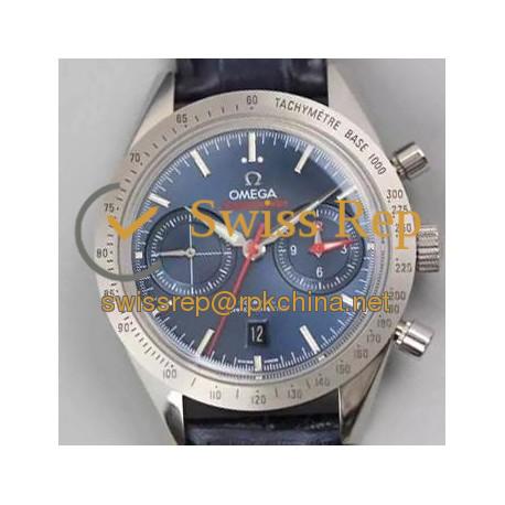 Replica Omega Speedmaster ´57 Chronograph 41MM Stainless Steel Blue Dial Swiss 9300