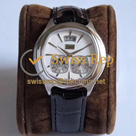 Replica Piaget Black Tie Emperador GMT G0A32016 TW Stainless Steel White Dial Swiss 850P