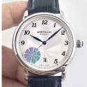 Replica Montblanc Star Legacy Automatic 42MM 116511 TH Stainless Steel Silver Dial Swiss MB 24.01