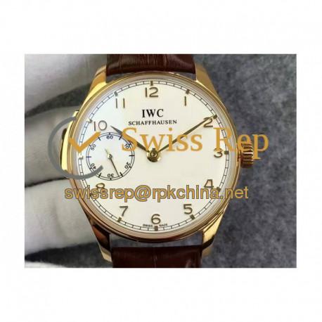 Replica IWC Portuguese Minute Repeater IW5242 Yellow Gold White Dial Swiss 95290