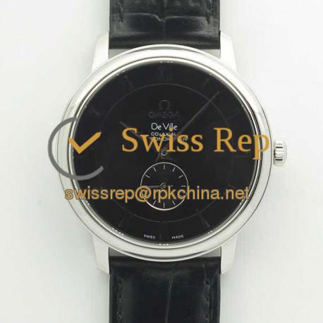 Replica Omega De Ville Prestige Co-Axial Small Seconds 39MM 4813.50.01 TWF Stainless Steel Black Dial M9015
