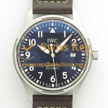 Replica IWC Pilot Mark XVIII Le Petit Prince IW327010 MKS V2 Stainless Steel Blue Dial M9015