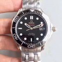Replica Omega Seamaster Diver 300M 212.30.41.20.01.003 BP Stainless Steel Black Dial Swiss 2824-2