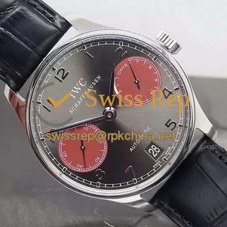 Replica IWC Portuguese IW500126 Power Reserve Stainless Steel Rhodium Dial Swiss IWC 52010