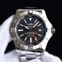 Replica Breitling Avenger II GMT A3239011/BC35/170A GF Stainless Steel Black Dial Swiss 2836-2