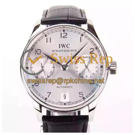 Replica IWC Portuguese IW5007 Power Reserve Stainless Steel White Dial Swiss IWC 52010