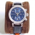 Replica IWC Da Vinci Chronograph Edition Sport For Good Fundation IW393402 ZF Stainless Steel Blue Dial Swiss 7750