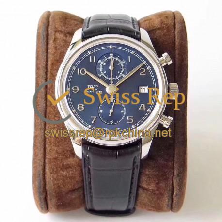 Replica IWC Portugieser Chronograph Classic IW390303 ZF Stainless Steel Blue Dial Swiss 7750