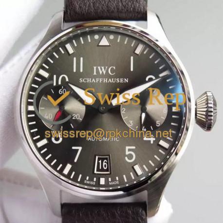 Replica IWC Big Pilot IW500910 Power Reserve Stainless Steel Gray Dial Swiss 521111