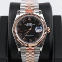 Replica Rolex Datejust 36MM 116231 GM Stainless Steel 904L & Rose Gold Black Dial Swiss 2824-2