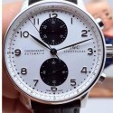 Replica IWC Portuguese IW3714 Chronograph Stainless Steel White & Black Dial Swiss IWC 89000