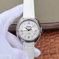 Cle 40mm WSCL0018 ZY SS White Dial M9015