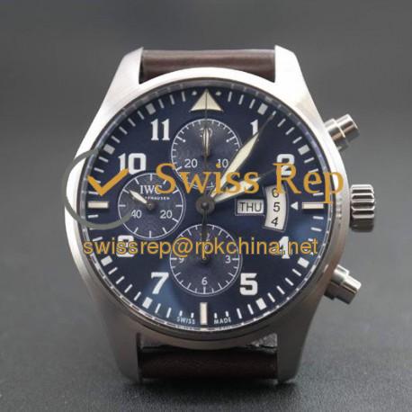 Replica IWC Pilot IW377706 Le Petit Prince Stainless Steel Blu Dial Swiss 7750