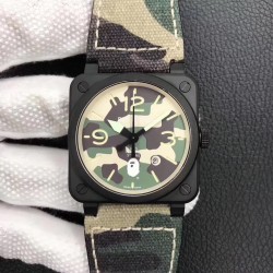 BR 03-92 PVD Bape Noob Factory V3 PVD Camouflage Apes Dial M9015