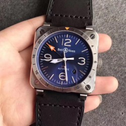 BR 03-93 GMT Noob Factory SS Blue Dial 2836