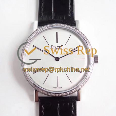 Replica Piaget Altiplano G0A29165 OX Stainless Steel & Diamonds White Dial M9015