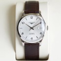 Replica Longines Record L2.821.4.76.2 AF Stainless Steel Silver Dial Swiss L888.4