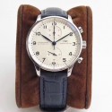 Replica IWC Portugieser Chronograph IW371446 ZF V2 Stainless Steel Silver Dial Swiss 7750