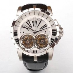 Excalibur Double Flying Tourbillon RDDBEX0249 BBRF SS Silver Dial RD01