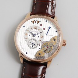 PanoInverse 1-66-06-04-22-05 TZF Rose Gold White Dial Caliber 66-06