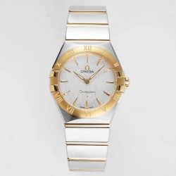 Constellation Ladies 28mm AF SS & Yellow Gold Mother Of Pearl Dial Quartz