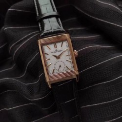Reverso Tribute Duoface 398258J MGF Rose Gold Silver/Green Dial 854A/2