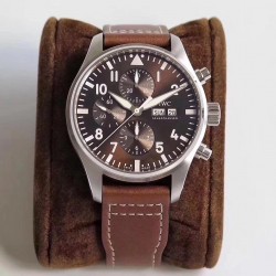 Pilot Chrono IW377713 ZF SS Brown Dial 7750