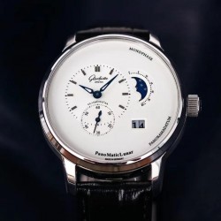 PanoMaticLunar 1-90-02-42-32-05 TZF SS White Dial 90-02