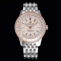 Navitimer Automatic 41mm TF SS & Rose Gold White Dial 2824