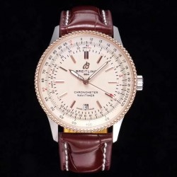 Navitimer Automatic 41mm TF SS & Rose Gold White Dial 2824